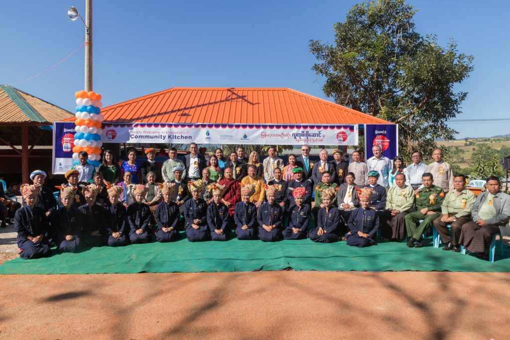 Group Photo at Myanmar's First Community Kitchen, HoPong